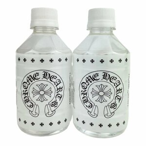 CHROME HEARTS クロムハーツ ノベルティ ペットボトル 2本セット ホースシュー ホワイトラベル 非売品 未開封 インテリア 320ml