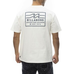 【SALE】★送料無料★2024春夏 新品【BILLABONG/ビラボン】【A/Div.】 ADIV LOGO Ｔシャツ CRM メンズXL BE011-214