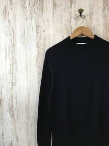 777☆【ルメールコラボ ウールニットセーター】UNIQLO × LEMAIRE ユニクロ 黒 L