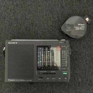 【美品】SONY ICF-7601 AN-61 FM/AM/SW 12BANDS 12バンド 短波ラジオ 短波用アンテナ