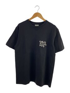 Dior HOMME◆×shawn stussy/Tシャツ/XL/コットン/BLK/033j625i0554//