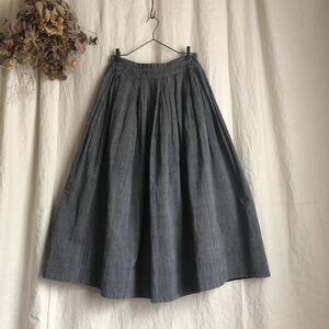 Khadi and Co gather skirt カディアンドコー ギャザー フレア ロングスカート Sサイズ