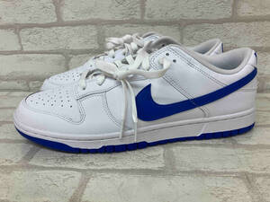 NIKE ナイキ スニーカー DUNK LOW RETRO HYPER ROYAL ダンクロー レトロ ハイパーロイヤル DV0831-104 ブルー ホワイト 29.5cm