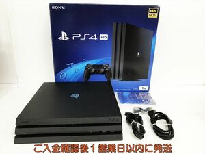 【1円】PS4Pro 本体 セット 1TB ブラック SONY PlayStation4 CUH-7200B 初期化/動作確認済 プレステ4 M05-341sy/G4