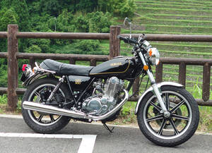 ヤマハSR500(1979)北米仕様ゴールドラインのデカールセット