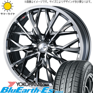 245/40R19 サマータイヤホイールセット アルファード etc (YOKOHAMA BluEarth ES32 & LEONIS MV 5穴 114.3)