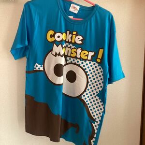 セサミストリートクッキーモンスターTシャツMサイズ(新品タグ付き開封済み)USJ ユニバ