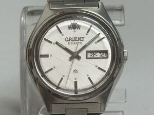 1円 ◇ORIENT オリエント QUARTZ クォーツ G529605 メンズ腕時計 稼働品