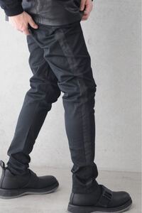 rip van winkle LINE SLIM EASY PANTS リップヴァンウィンクル ラインスリムイージーパンツ サイズS BLACK ripvanwinkle