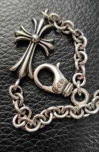 クロムハーツ silver925 レディース タイニーCHクロスNEチェーンブレス ブレスレット シルバー925 Chrome Hearts