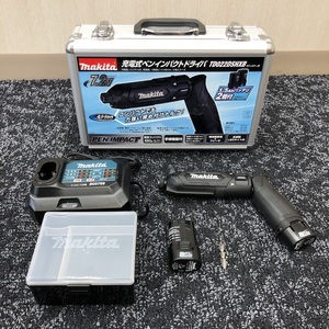 中古/動作確認済み makita マキタ 充電式ペンインパクトドライバ TD022D 7.2V / バッテリー2個・ケース・付属品