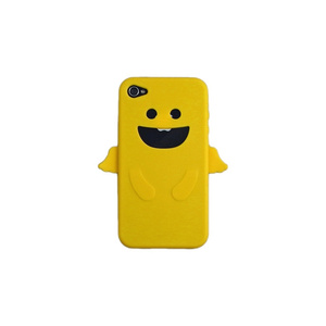 即決・送料込)【かわいい天使のケース】GauGau iPhone 4 Silicone Case Yellow Angel