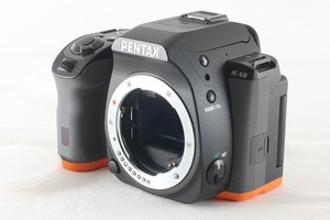 ◆訳あり・外観、超極上美品◆ペンタックス PENTAX K-S2 ボディ ブラック×オレンジ 僅か3484ショット◇M44991