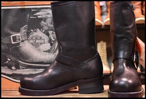 【8.5D 箱付 DEAD PT83】Chippewa×HARLEYDAVIDSON チペワ 71203 エンジニア 黒 ブラック 10インチハイト ビブラム ブーツ HOPESMORE