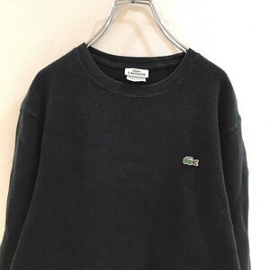 おしゃれな逸品◆LACOSTE/ラコステ 長袖 ロンT ネイビー 紺 5 メンズ ON741 Tシャツ