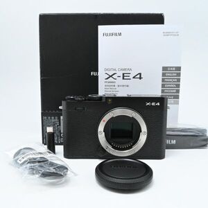 富士フイルム FUJIFILM ミラーレスデジタルカメラ X-E4 ボディ ブラック F X-E4-B