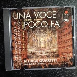 j（輸入盤）4本のサックスによるオペラ・パラフレーズ　Alliage Saxophone Quartet Una Voce Poco Fa