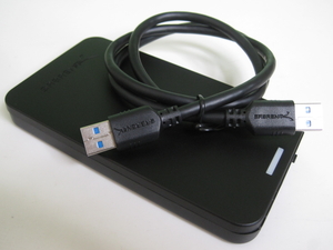 ☆★JUNK PC PARTS★☆ SABRENT USB3.0/2.0接続外付けポータブルハードディスク+東芝 MK1246GSX 120GB ☆-中古/即決有♪ ジャンク