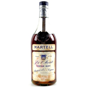 マーテル MARTELL コルドンブルー 旧ボトル 白ラベル グリーンボトル 700ml ブランデー コニャック 【古酒】