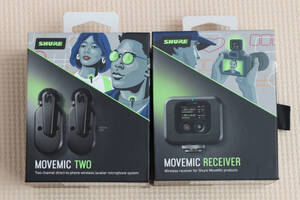 SHURE MOVEMIC TWO & RECEIVER (KIT) 別売4,000円相当マグネットマウント付