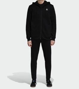 ラスト1点! 定価以下! XL 新品 アディダス 上下 スウェット セットアップ ジャージ パーカー adidas ブラック