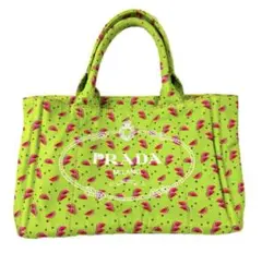 PRADA プラダ カナパ スイカ柄 2WAYトートバッグ