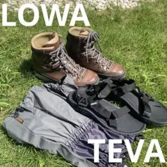 ローバー レザーブーツ　／ TEVA ハリケーン　登山、キャンプ、アウトドア