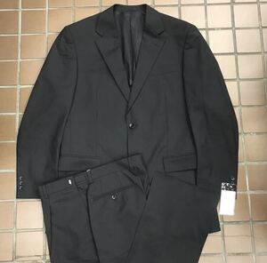 【新品未使用】★激安タグ付き★リクルートスーツ　礼服/サイズXXL A8 ブラック　黒/センターベンツ/サラサラ生地/冠婚葬祭　アジャスター