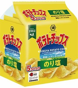 湖池屋 ポテトチップス のり塩 5個パック 135g(27g×5袋) ×6袋