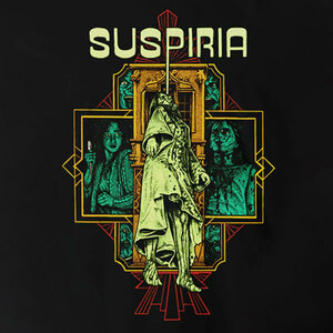 Tシャツ【SUSPIRIA】サスペリア (BARLOW) イエロープリント / PALLBEARER PRESS / OT-497