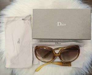 1円~☆Dior クリスチャンディオール サングラス 一部破損ジャンク品(管60)同梱不可★自己紹介文必読