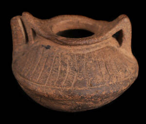 貴重 古代 希少形 珍しい形の縄文土器 古美術品D837