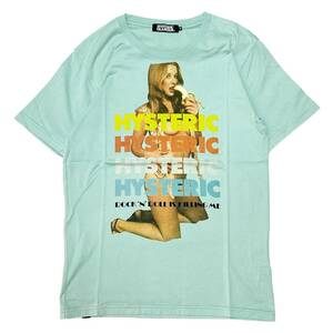 HYSTERIC GLAMOUR ヒステリックグラマー　Rocks Roll Is Killing Me Print T-Shirts サックス サイズ:S