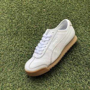 美品23 PUMA ROMA LEATHERプーマ ローマ レザー　HA514