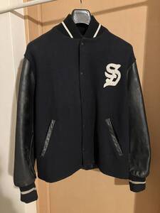 old Supreme 90年代 初期 2nd スタジャン varsity jacket バーシティジャケット ブルゾン BOXLOGO シュプリーム ボックスロゴ ノース