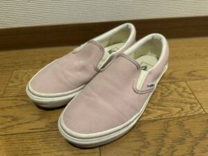 V98CF COLORS　SLIP ON　L.PINK/WHITE　623283-0009　22.5㌢