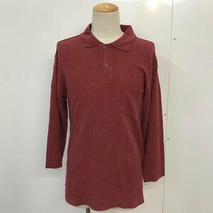 MANASTASH L マナスタッシュ ポロシャツ 長袖 Polo Shirt えんじ / ワインレッド / 10042156