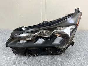 レクサスNX200t/300h AGZ10/AGZ15 AYZ10/AYZ15 前期 3眼LED 純正 左ヘッドライト/左ヘッドランプ KOITO 78-17 [7] ▼33163/15-1/あ