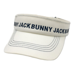 coco 中古 ジャックバニー Jack Bunny!! サンバイザー フリー 白 ホワイト シンプル デニム調 レターパックプラス発送可 092756