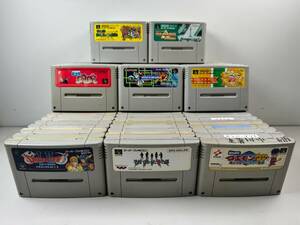 ♪【中古】Nintendo スーパーファミコン ソフト 80本 まとめ 任天堂 スーファミ カセット 動作未確認 ジャンク ＠100(5)