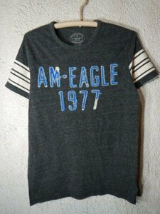 to6131　AMERICAN EAGLE　アメリカン　イーグル　半袖　tシャツ　ビンテージ加工　デザイン　人気　送料格安