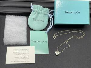 Z2074★1円スタート TIFFANY&Co. ティファニー エルサペレッティ ビーンズ ネックレス SV925 スターリングシルバー アクセサリー 箱袋有り