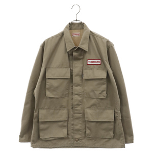 TENDERLOIN テンダーロイン T-BDU MILITARY WORK JACKET ロゴワッペン ミリタリーワークジャケット ベージュ