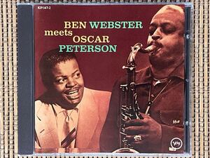 BEN WEBSTER meets OSCAR PETERSON／Poly Gram (VERVE) 829 167-2／西独盤CD／ベン・ウェブスター & オスカー・ピーターソン／中古盤