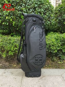 【Saxi2】 Golf Bag 　キャディーバック ゴルフバッグ PU レザー 9型 4kg 品質保証