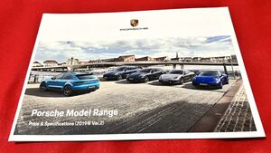 ポルシェ PORSCHE カタログ 2019ver.2 Porsche Model Range(718cayman/boxster.911.panamera/turismo.macan.cayenne.Eperformance.taycan)