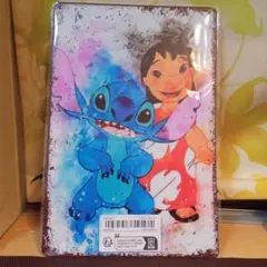 ブリキ看板★リロ＆スティッチ★STITCH★ディズニー★新品未開封★凹みあり