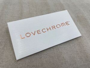 1円スタート☆ラブクロム　 未使用保管品　LOVECHROME K24GP TSUKIGOLD K24ツキROSE360/300ラブクロム　クシ