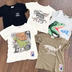 Cath Kidsなど 子ども服  半袖Tシャツ 恐竜 ブランド服まとめ売り