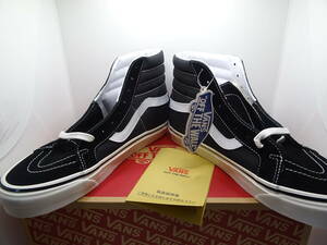 新品VANSSK8-HI38DX29.5cm黒ブラックアナハイムファクトリー②